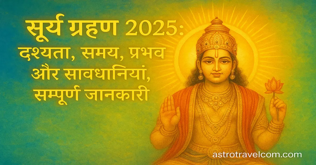 Surya Grahan 2025:सूर्य ग्रहण 2025: दृश्यता, समय, प्रभाव और सावधानियां,सम्पूर्ण जानकारी