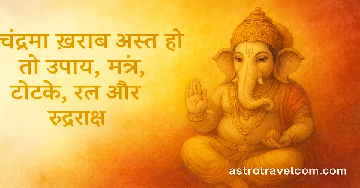Chandra Graha Upay Mantra Ratn:चंद्रमा ख़राब या अस्त हो तो उपाय, मंत्र, टोटके, रत्न और रुद्राक्ष