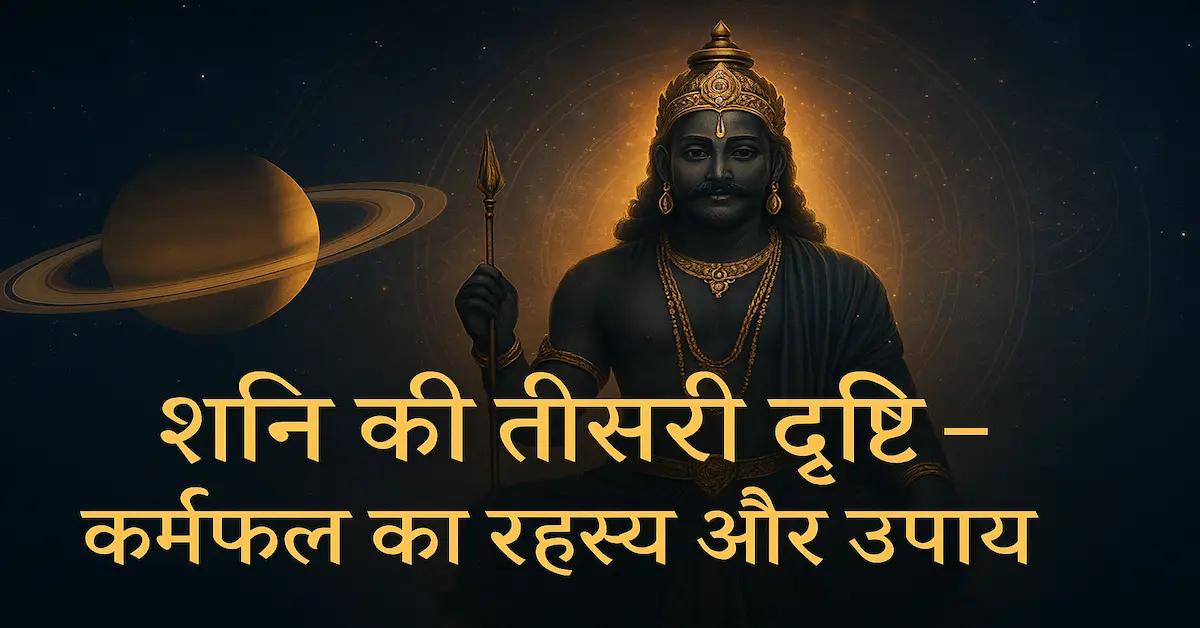 Shani ki teesri drishti