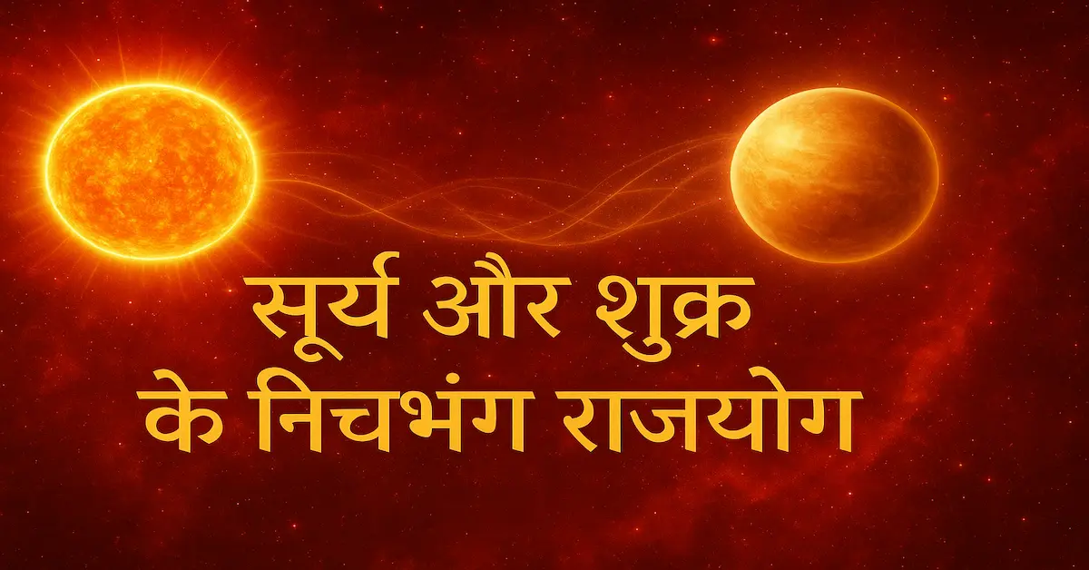 Surya Shukra Neechbhang Rajyog