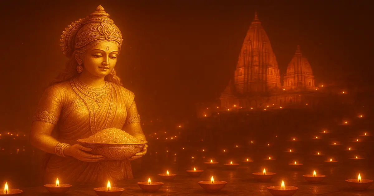 Varanasi Annpurna Mandir Diwali Puja History