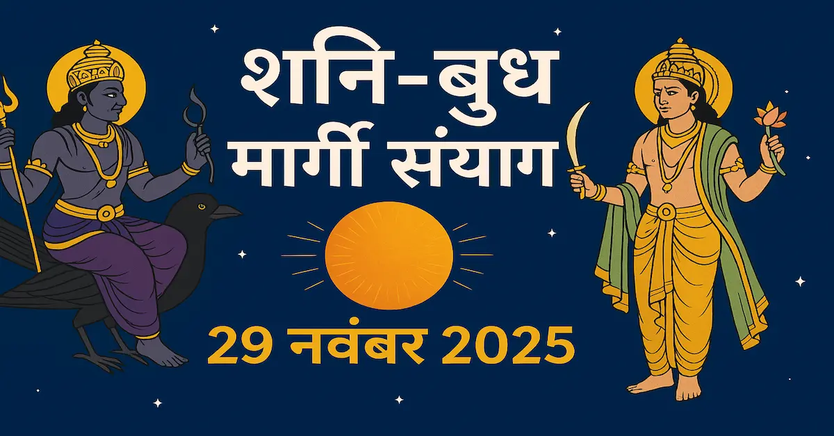 Shani Budh Margi 29 November2025 Effects