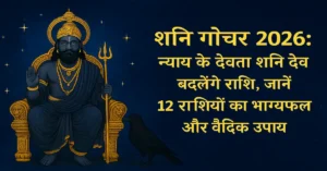 Shani Gochar 2026 12 Rashi Bhavishya Upay