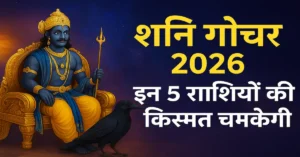 Shani Gochar 2026 5 Rashiyon Ki Kismat