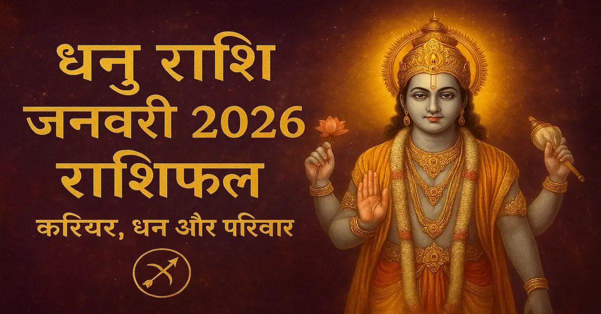 Dhanu Rashi January 2026 Rashifal