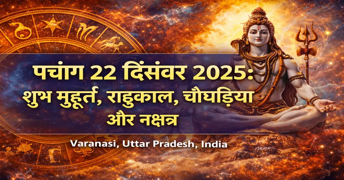 22 December 2025 Panchang