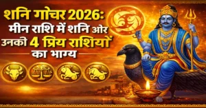 Shani Gochar 2026 Meen Rashi