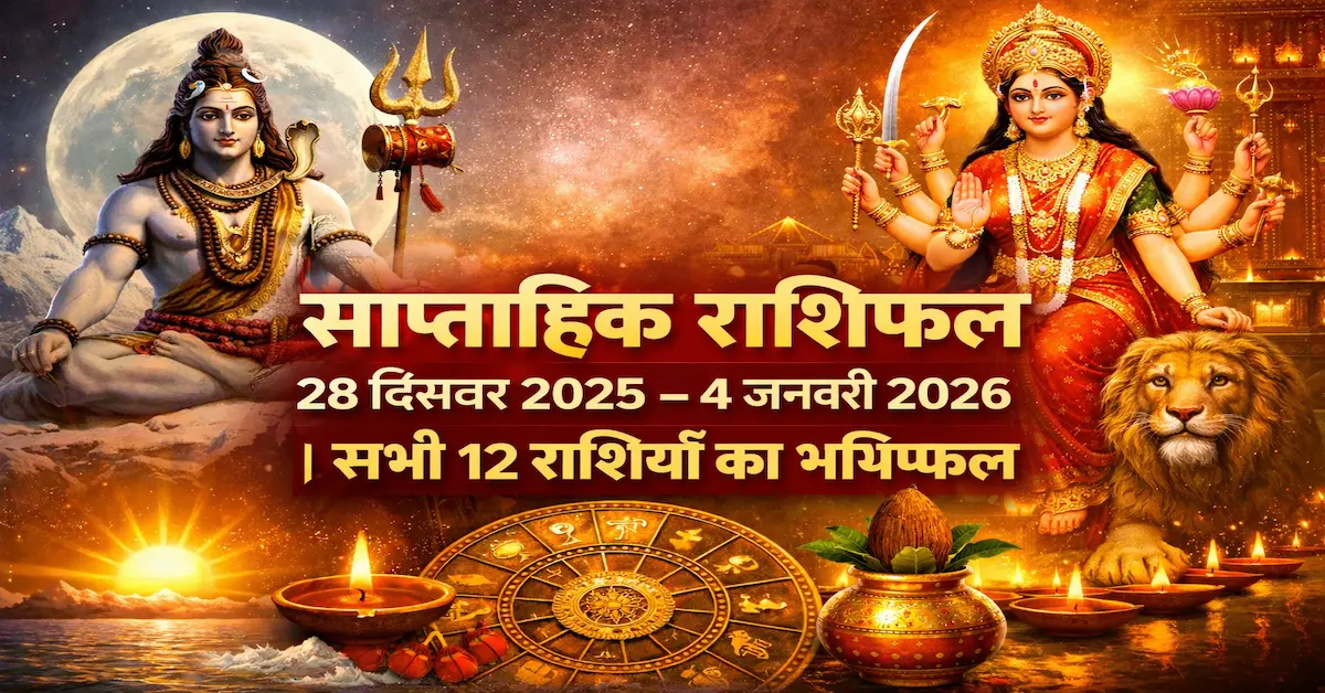 Saptahik Rashifal 28 December Se 4 January 2026