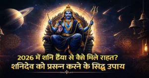  Shani Sadesati Dhaiya 2026 Shani Panoti