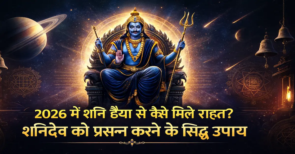 Shani Sadesati Dhaiya 2026 Shani Panoti