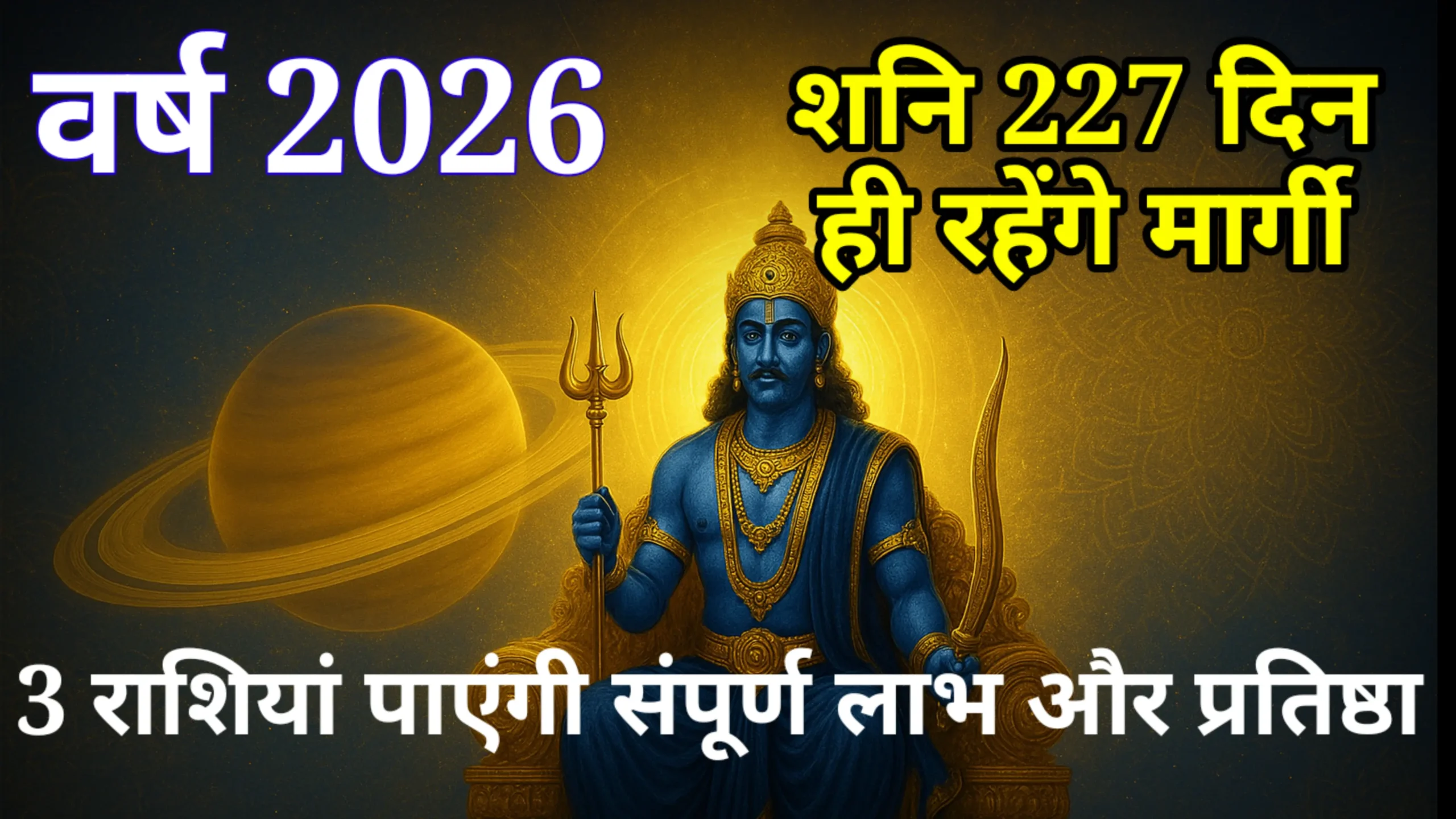 Shani Margi 2026