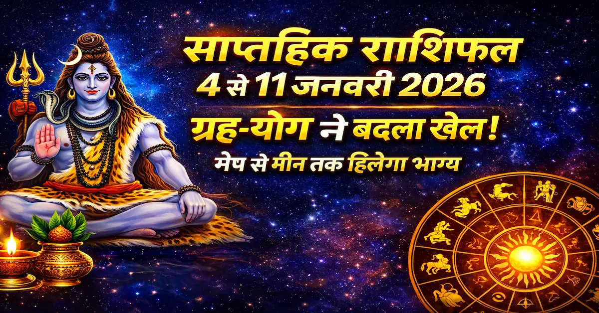 Saptahik Rashifal 4 se 11 january 2026 Mesh se Meen