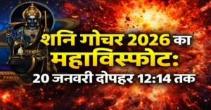 Shani Gochar 2026 Uttarabhadrapad Rashifal