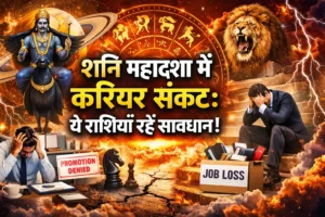 Shani Mahadasha Career Problem Hindi