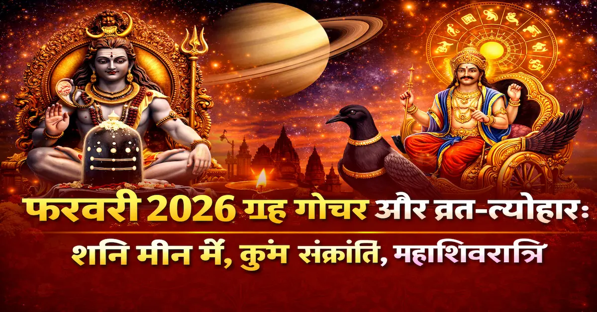 February 2026 Grah Gochar Vrat Tyohar