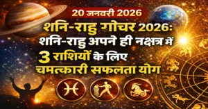 Shani Rahu Gochar Nakshatra 2026 January