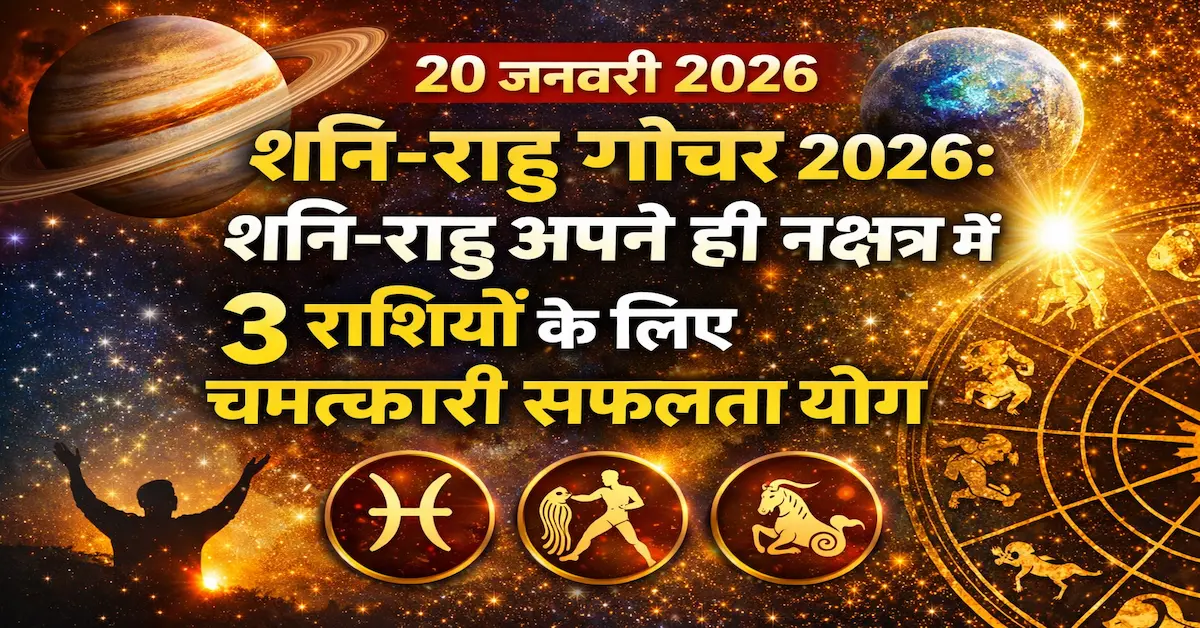 Shani Rahu Gochar Nakshatra 2026 January