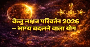 Ketu Nakshatra Parivartan 2026
