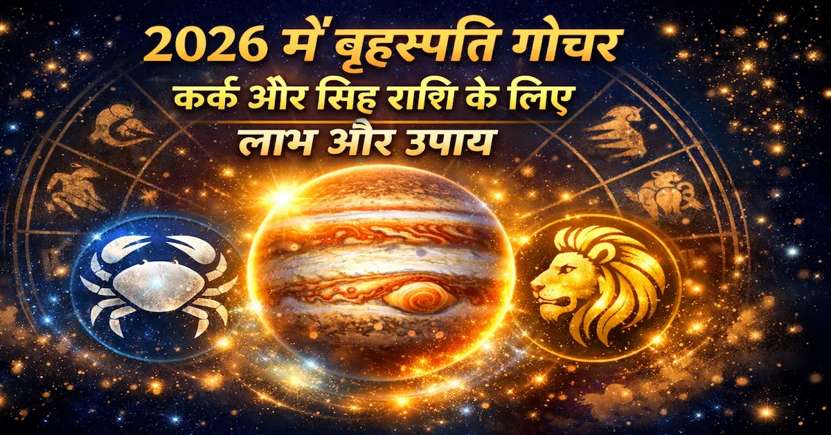 2026 Brihaspati Gochar Kark Singh Rashi