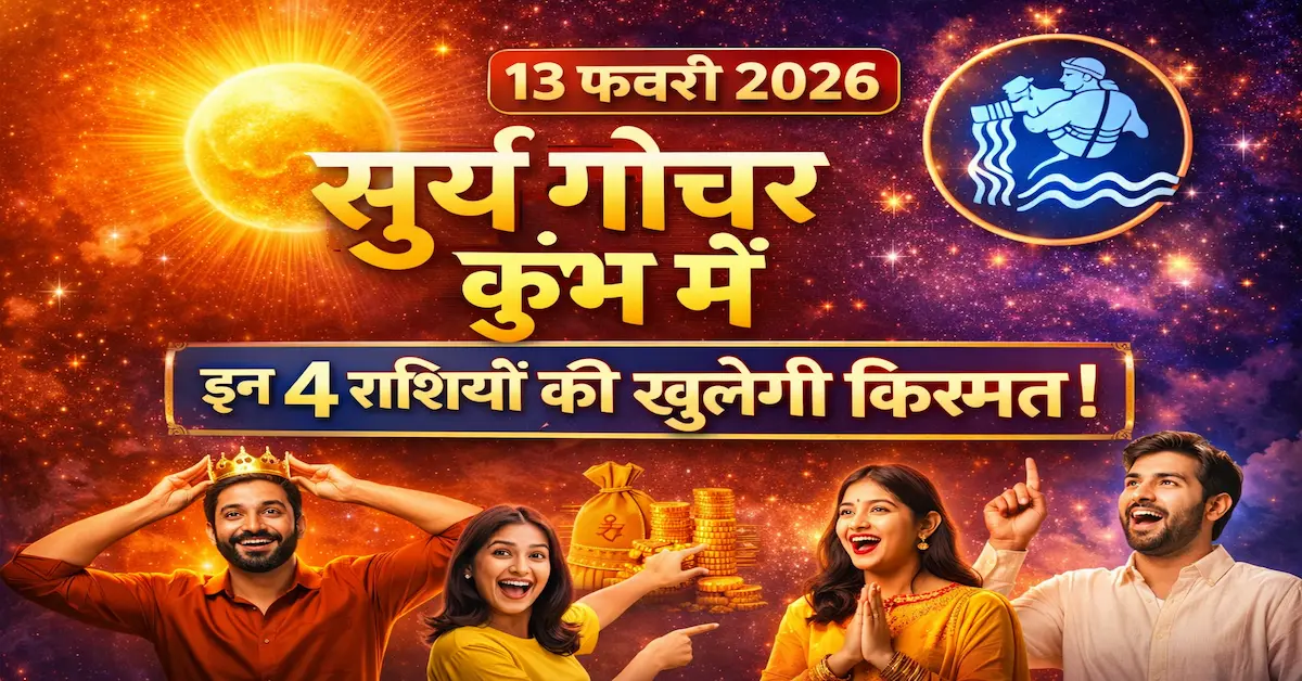 Surya Kumbh Gochar 13 February 2026