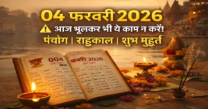 Panchang 04 February 2026 Varanasi