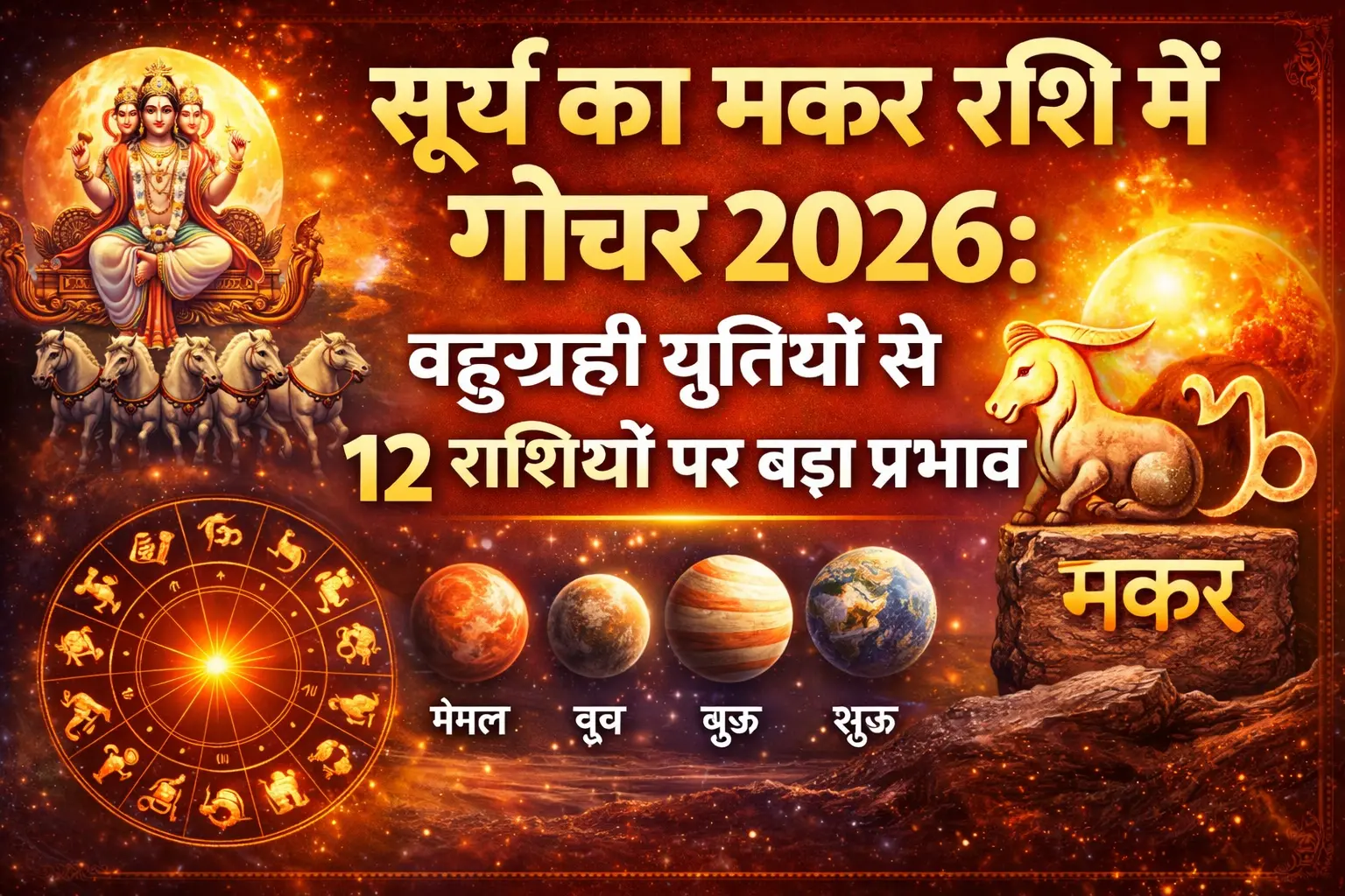 Surya Gochar Makar Rashi 2026