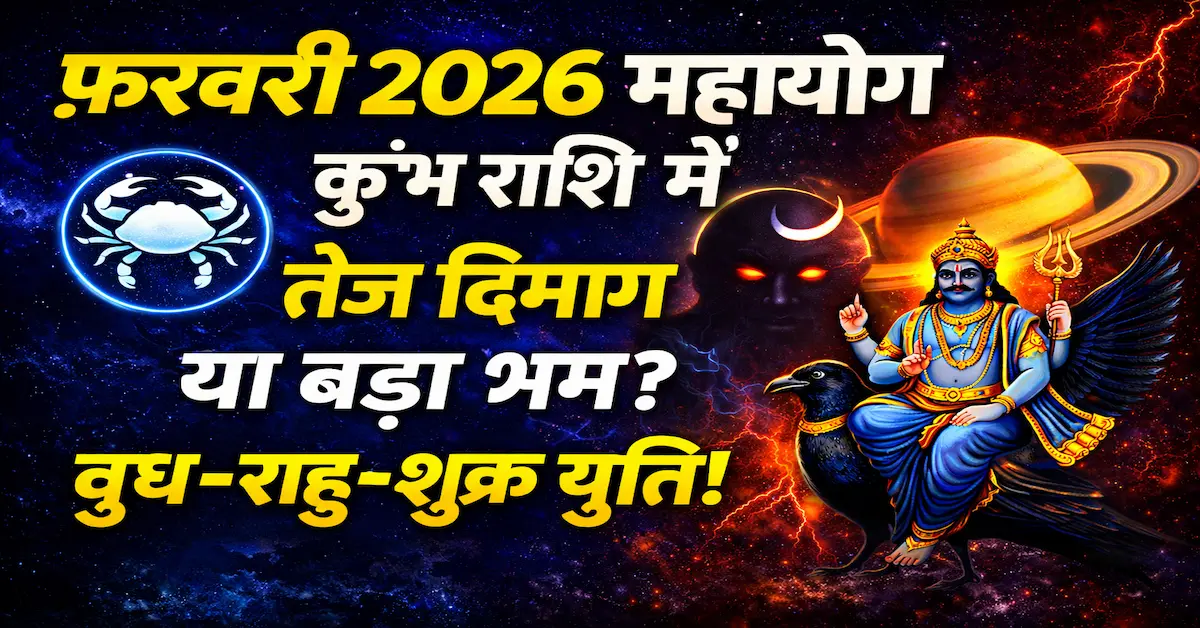 Budh Rahu Shukra Yuti February 2026