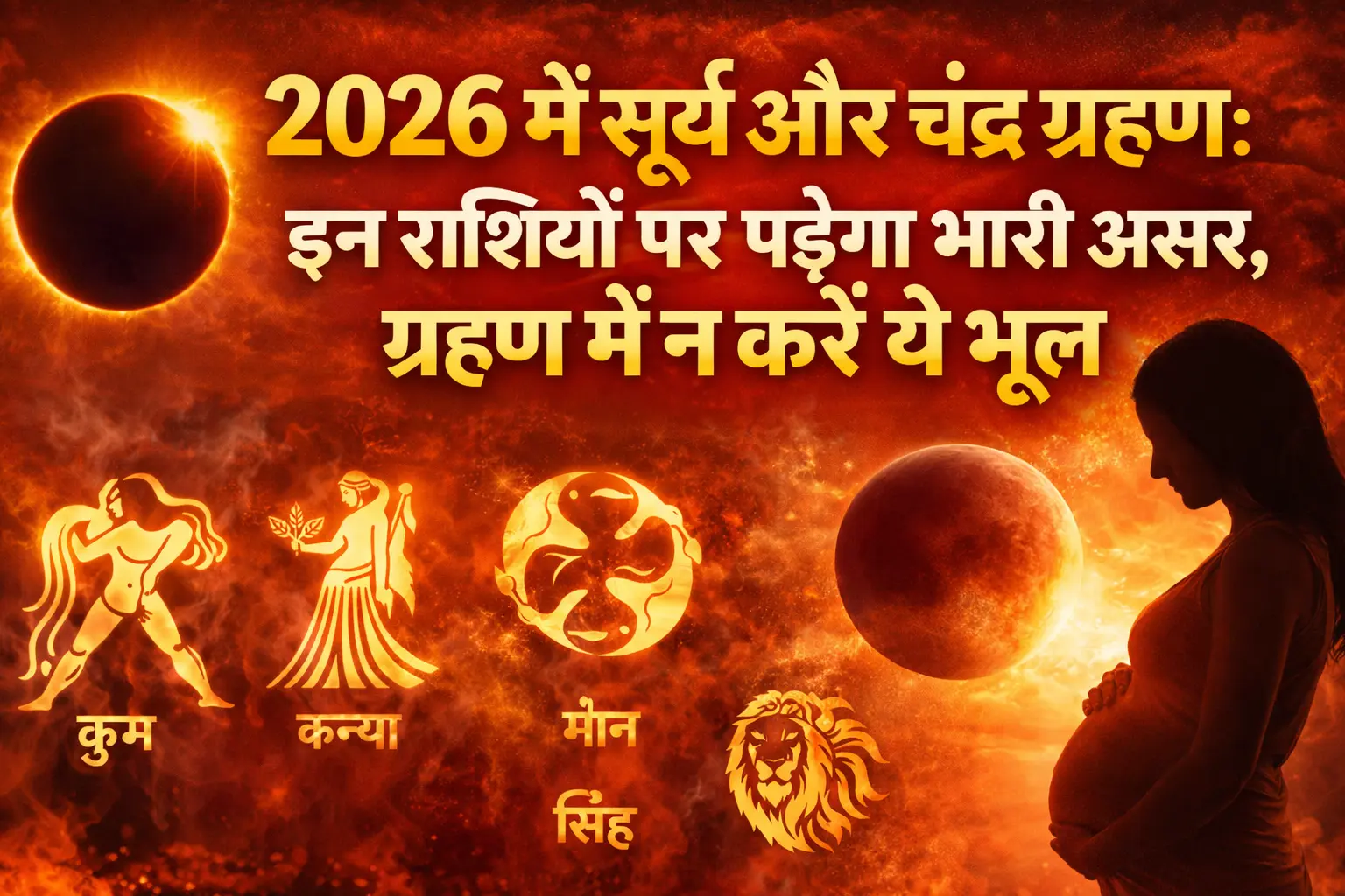 2026 Surya Chandra Grahan Rashiyon Par Prabhav