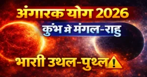 23 February 2026 Angarakh Yog Kumbh Rashi